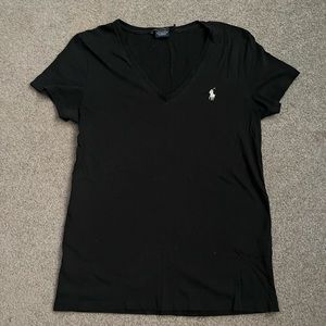Ralph Lauren black v-neck t-shirt